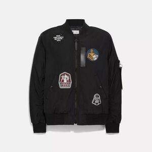 Star Wars x Coach Reversible MA-1 Jacket with patches Size M